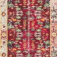 thumbnail image 5 of SAFAVIEH Monaco Amilia Overdyed Geometric Runner Rug, Fuchsia/Light Grey, 2'2" x 8', 5 of 7