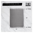 thumbnail image 3 of Stone Tonal Textured Throw, 3 of 3