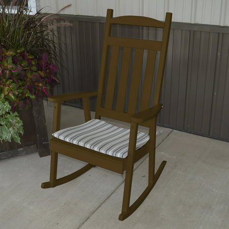 A & L Furniture Yellow Pine Classic Porch Rocker
