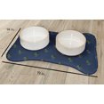 thumbnail image 2 of Simply Daisy Crazy Christmas Bone Shape Pet Feeding Mat for Dogs, 2 of 3