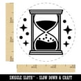 thumbnail image 2 of Hourglass Sands of Time Self-Inking Rubber Stamp Ink Stamper - Pink Ink - Small 3/4 Inch, 2 of 7