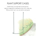 thumbnail image 5 of Plant Support Stake, 8-Pack Half Garden Plant Supports, Plant Support Ring, Garden Border, 5 of 8