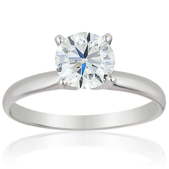0.70 CT. T.W. Round Diamond Solitaire Ring in 18K Gold
