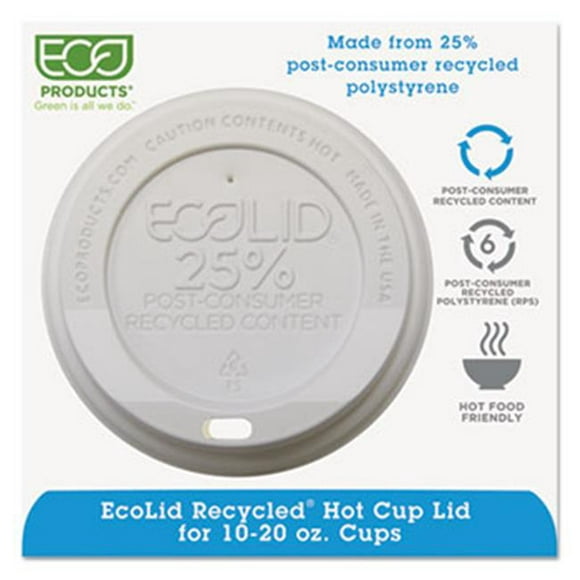 Eco-Products Couvercles de Grandes Tasses Chaudes Recyclées Écolid