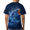 thumbnail image 5 of LAOLIUSN Men's Fishing Graphic T-Shirt, Bass Fish Water Splash Tee, Outdoor Short Sleeve Fishing Shirt, S-4XL, 5 of 7