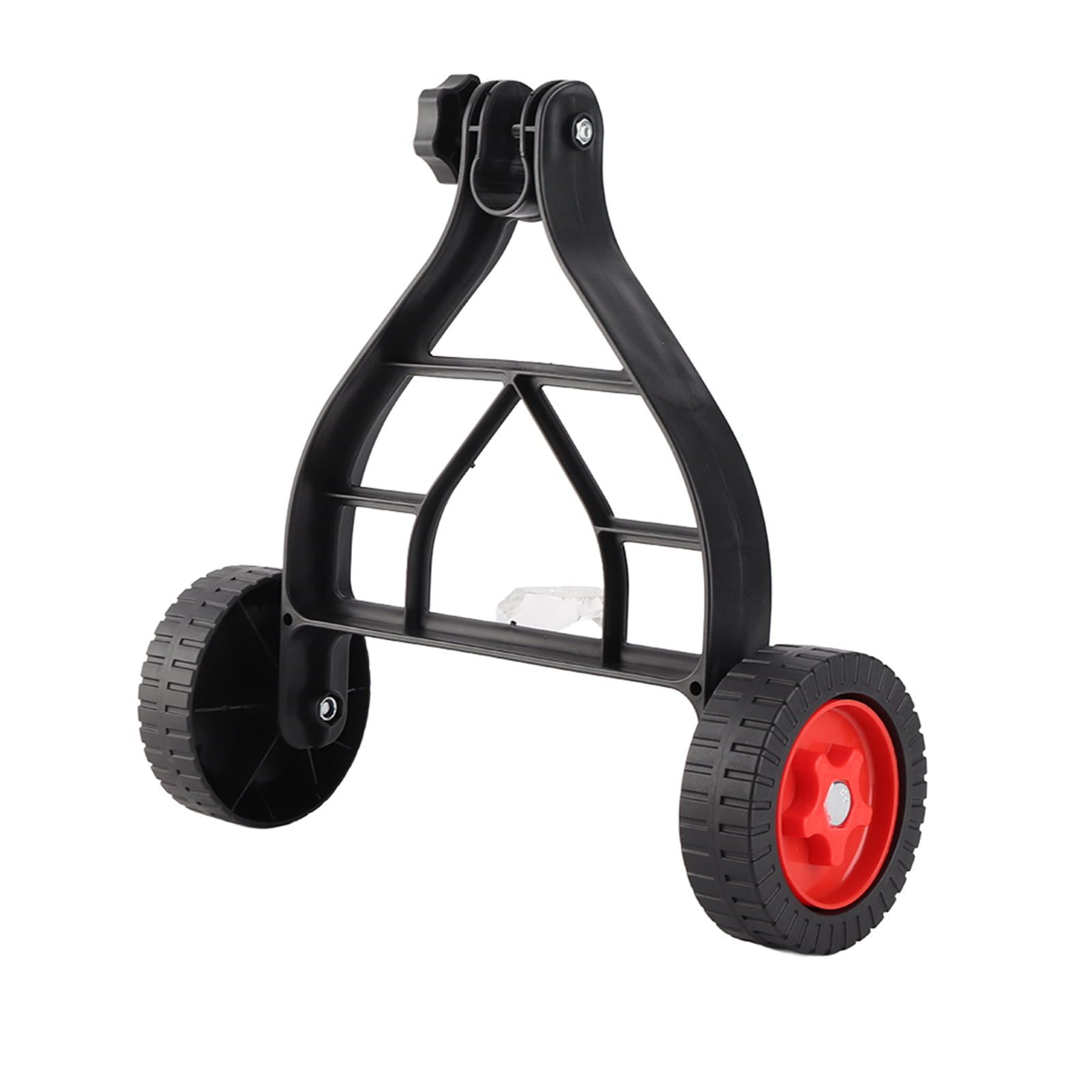 Labor Saving Auxiliary Wheel, Stable Support Design, Adjustable Height and Angle, Compatible with Grass Trimmer, for Easier Weeding Work