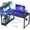 Gray, variant on Homieasy Small Gaming Desk with Power Outlets Pegboard LED Light, 43 Inch L Shaped Computer Desk with Monitor Stand Storage Shelves, Reversible Corner Desk with Headset Hooks, Carbon Fiber Black