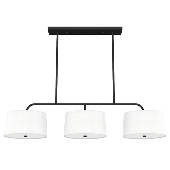 Hunter Fans - Cottage Hill - 6 Light Linear Chandelier In Modern Style-11 Inches