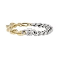 thumbnail image 1 of Pulsera A|X ARMANI EXCHANGE de acero inoxidable bicolor para hombre, 1 of 5