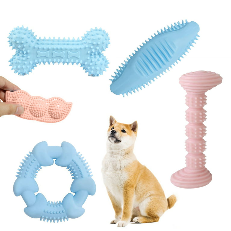 6 Pack Dog Toys, Doggie Toys Small Dogs, Toys for Puppies 0-6 Months, Best  Puppy chew Toys for Teething (Pink)