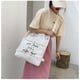 thumbnail image 3 of Bolsa de Hombro Ganfancp Harajuku Lienzo Nueva Estudiante Gran Capacidad Mochila con Cordón Bandolera, 3 of 5