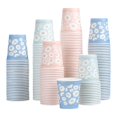 thumbnail image 1 of Vasos de papel Lamosi, paquete de 300 ml, 90 ml, para baños, fiestas, picnics, 1 of 6