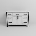 thumbnail image 5 of Lexora Home Ziva 48" Vanity Cabinet in White, 5 of 6