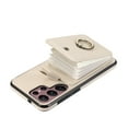 thumbnail image 6 of for Samsung Galaxy S22 Ultra Wallet Case with Card Holder, PU Leather Case with Ring Holder Kickstand, Snap Button Card Slots Case for Women Men for S22 Ultra with Crossbody Strap - Beige, 6 of 8