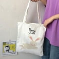 thumbnail image 6 of Easter Gift Bags, Large Easter Bags with Handles, Canvas Easter Egg Bunny Treat Bags for Kids, Happy Easter Rabbit Bags, Trick Bags Easter Kids Party Favor Supplies, Tote Bag Easter Basket Bags, 6 of 7