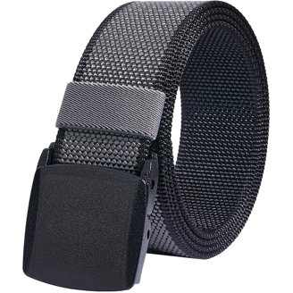 Men's Heavy Duty Nylon Belt with YKK Buckle - Breathable, Durable