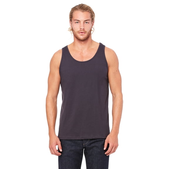 JustBlanks Jersey Tank Top Soft Cotton Blend Lightweight Sleeveless