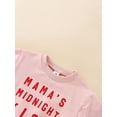 thumbnail image 6 of Arvbitana Baby Girls Boys Valentine's Day Sweatshirt Letter Print Long Sleeve Pullover Casual Hoodies Tops for Newborn 0-24M, 6 of 9