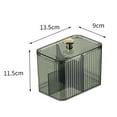thumbnail image 5 of DOLITY 2X Makeup Tool Storage Canister Bathroom Storage Organizer for Countertop Green, 5 of 5