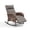 Gray, variant on Bellefurn Outdoor Rocking Recliner Chairs,Patio Wicker Rocking Chairs Outdoor Lounge Chairs with Adjustable Backrest & Footrest,Reclining Lounge Rocker Chair for Outdoor,Fire Pit,Pool,Garden