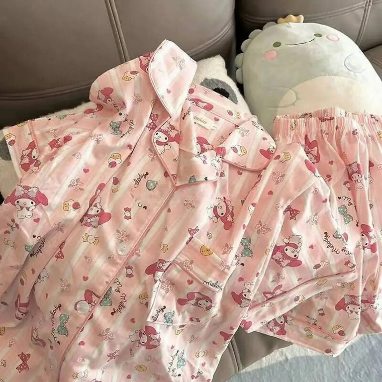 ★ SPAO★ My Melody 50th Anniversary Short Sleeve Pajamas S SPAO x My Melody - 50th Anniversary Short Sleeve Pajamas