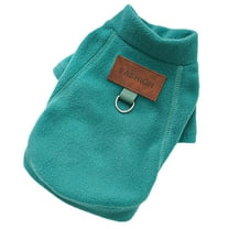 Dog Clothes for Small Dogs Girl Boy Dog Pajamas, Stretch Winter Spring Outfit, Lightweight Velvet Pet Jumpsuit,Blue,L