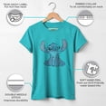 thumbnail image 3 of Lilo & Stitch Watercolor Stitch Graphic Tee for Girls,, 3 of 9
