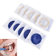 10pcs Dental Mouth Opener Non Latex Sterile Oral Lip Rubber Dam Cheek Retractor Blue