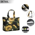 thumbnail image 3 of Sunflower Women's Large Weekend Travel Bag Moving Canvas Handbag Thick Double Layer Beach Weekend Travel Unisex Hospital Maternity Delivery with Toiletry Waterproof, 3 of 5