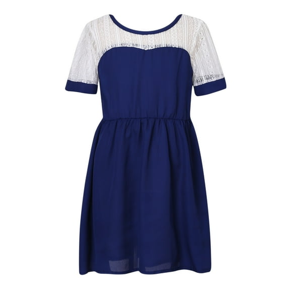 Richie House Girls' Sweet Chiffon Dress RH2505