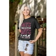 thumbnail image 3 of Cats Are Forever Single Girl Humor Women's Plus Size Graphic Tee Brisco Brands 2X, 3 of 5