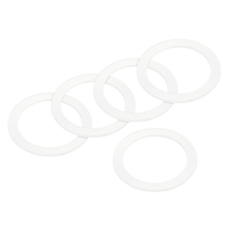

Uxcell Gasket Seal Coffee Maker White Silicone Ring 38x50x2.2mm for 1-Cup Aluminium Coffee Pot Pack of 5