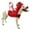 Red RDS, variant on Xecvkr Christmas Pet Clothes Dog Gift Costume Santa Holding Present Holiday Outfit Warm Polyester S-XXL for Winter Party 1 Piece