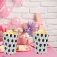 thumbnail image 4 of SHOWERORO 6Pcs Birthday Party Popcorn Box For Snack Packaging Multi Colored Paper Sports Party Favor Boxes for Fan Gear, 4 of 7