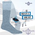 thumbnail image 6 of Yacht & Smith 28 Wholesale Men's Long Tube Socks, Cotton Sport Tube Socks Size 10-13, 6 of 7