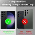 thumbnail image 2 of Samsung Galaxy S24 Ultra Heavy-Duty Shockproof Protective Case - Black 5G, 2 of 14