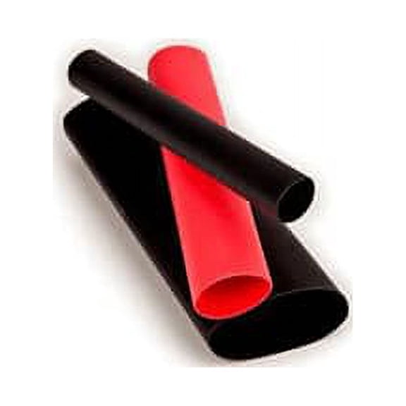 3M Thin-Wall Heat Shrink Tubing EPS-300, Adhesive-Lined, 1/2-48"-Black-
