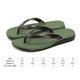 thumbnail image 2 of Fleps Men Sport Thong Flip Sandalias de playa PVC para interior/exterior (44) Verde, 2 of 9