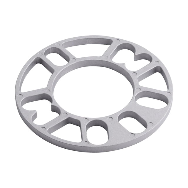 Placa de calzas espaciadoras para ruedas de automóvil Reparación de automóviles Calzas de aluminio Espaciador centrado en el cubo Rueda 8MM
