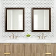 thumbnail image 2 of Kate and Laurel Galiano Traditional Framed Rectangle Bathroom Vanity Mirror, 27 x 33, Bronze, Classic Rectangular Bathroom Mirror for Over Sink or for Use as Entryway or Living Room Decor, 2 of 8