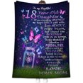 thumbnail image 1 of LHSHID 18th Birthday Gifts for Girls Gifts for 18 Year Old Girl 18 Year Old Girl Birthday Gifts Blanket 18 Birthday Gifts for Girls 18th Birthday Gifts Daughter Birthday Gift 50x60in, 1 of 6