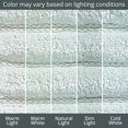 thumbnail image 4 of mDesign Soft 100% Cotton X-Long Accent Rug Mat/Runner, Ribbed, 60" x 21" - Water, 4 of 7