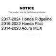 thumbnail image 2 of SIM Front Semi-Metallic Disc Brake Pads SIM-1723 for Car Honda Pilot Acura MDX Ridgeline, 2 of 8