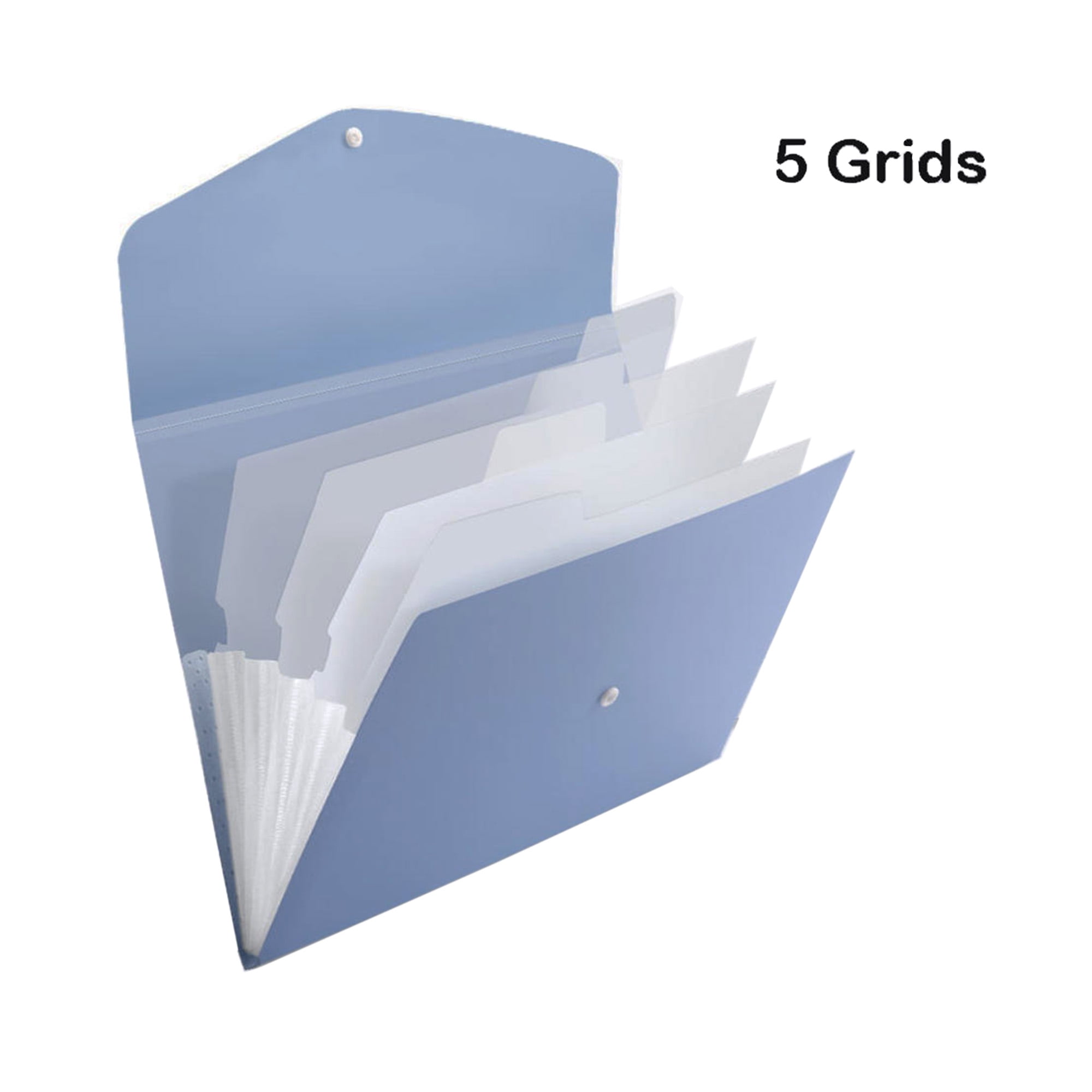 MINM 5 Grids Folder Organ Box Bag MultiFunctional Handheld File Folder