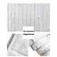thumbnail image 4 of 45600cm Gray White 3D Brick Contact Paper Self Adhesive Stick and Peel Off Paper Stick Brick Paper Wallpaper, 4 of 4