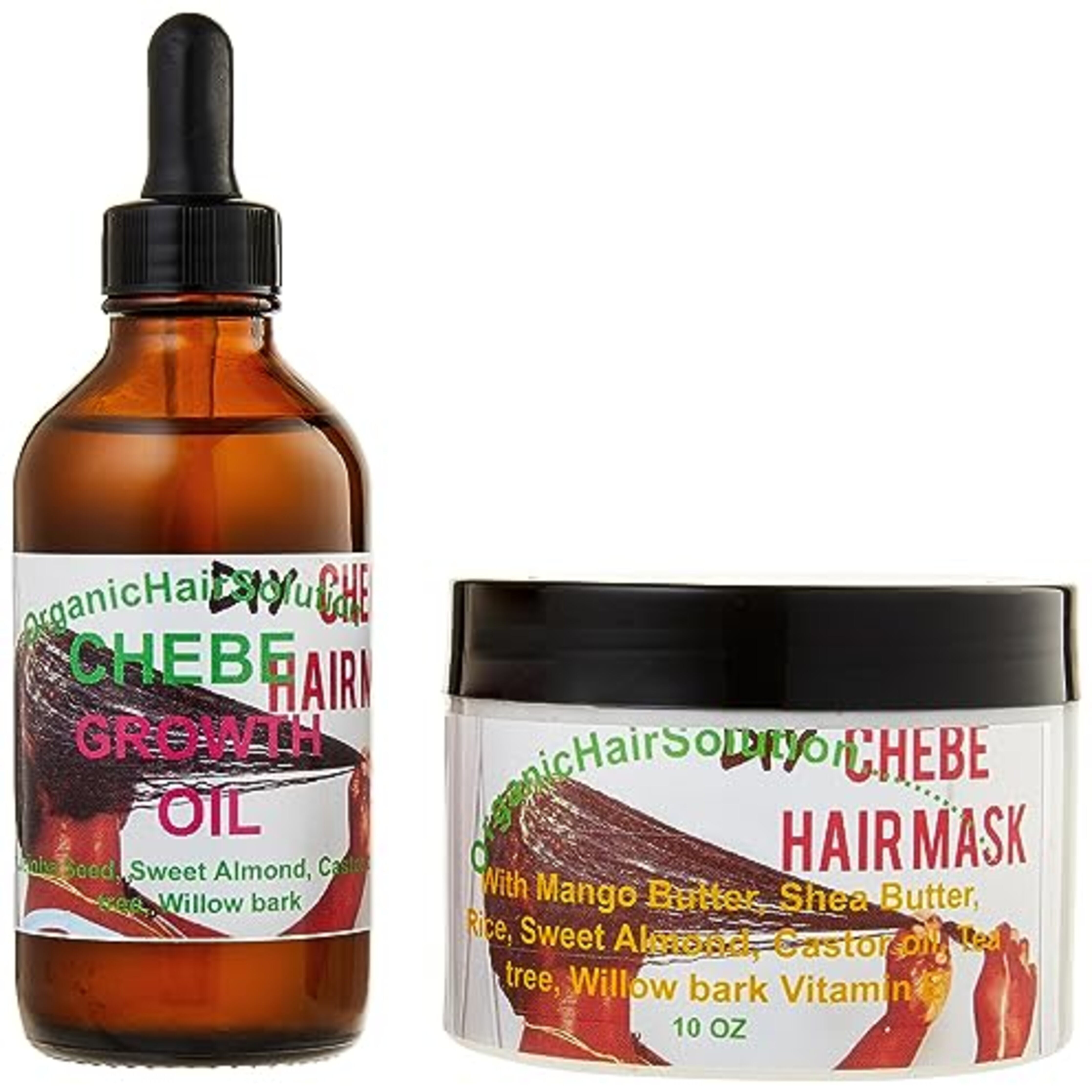 CHEBE Hair Growth Oil & Mask Leave-in Conditioner Cream- With Avocado peppermint Oil- Mango Butter-for Scalp and Hair-For Stronger, Thicker Longer Hair-for Split Ends and Dry Scalp