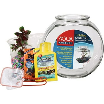Aqua Culture Premium 1-Gallon Fish  Starter Kit