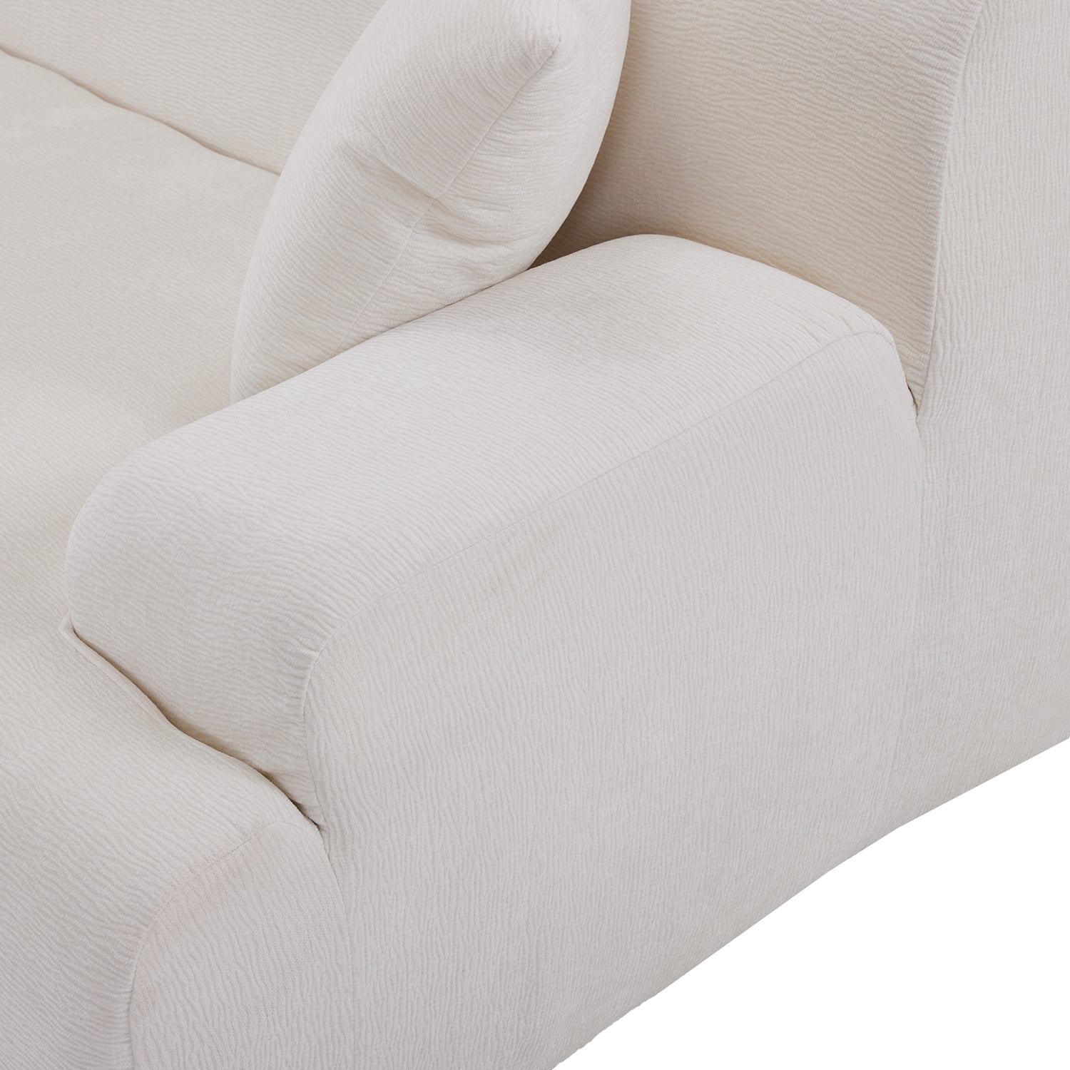 Kadyn Modern Large L-Shape Modular Sectional Sofa, Sofa Couch for Living Room, Bedroom, Salon, 2 Piece Free Combination, Beige