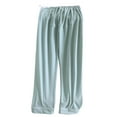 thumbnail image 2 of hengsof Women's Maternity Pants Belly Lounge Sleep Pants Pregnancy Essential Adjustable Warm Pants, 2 of 3