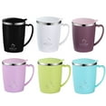 thumbnail image 4 of Youkk Stainless Steel Cup Leak-Proof Lid Portable Size Multiple Color Options Gift Idea Coffee Mug Cups Light Green, 4 of 6